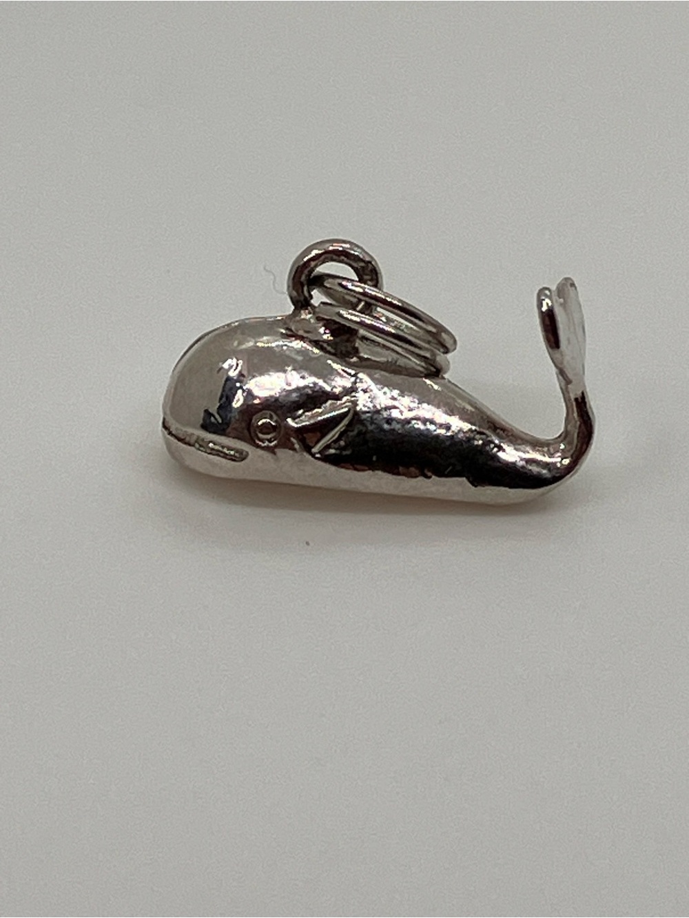 Vtg 925 Whale Ocean Animal Nautical Charm Sterling Silver